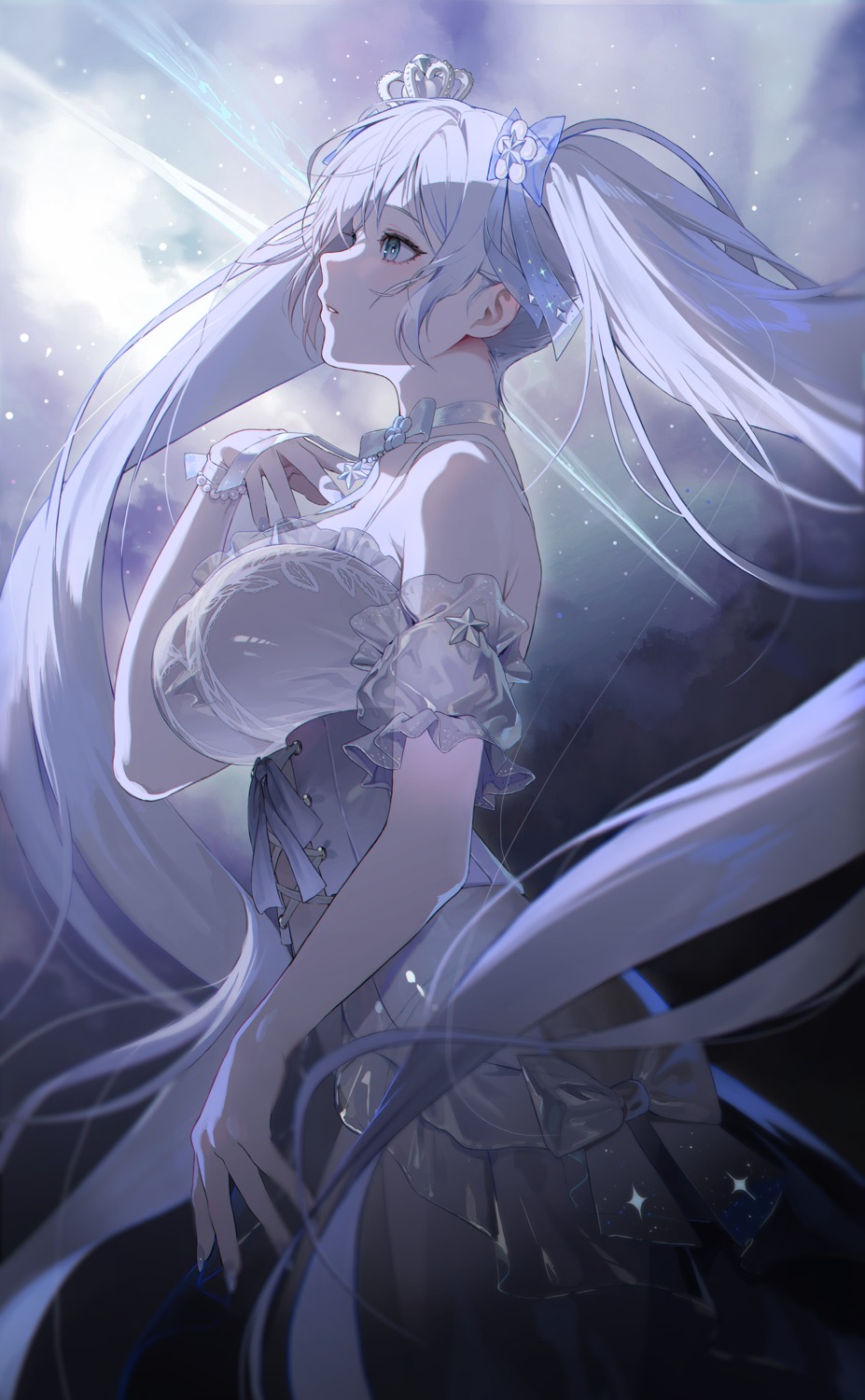 cinderella_(nikke) dress goddess_of_victory:_nikke myabit see_through