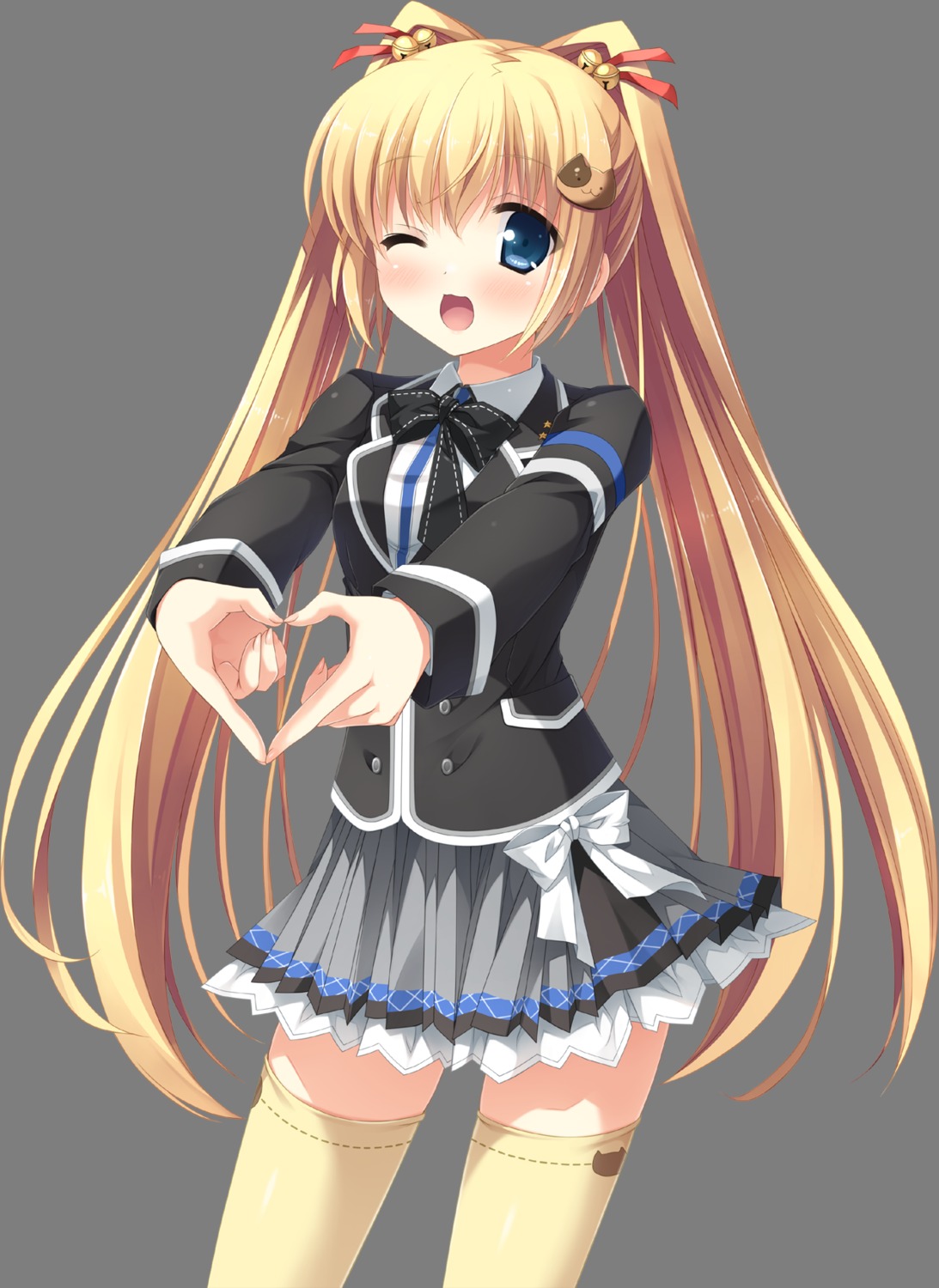 asasaka_meguri hulotte ikegami_akane imouto_no_okage_de_mote_sugite_yabai seifuku thighhighs transparent_png