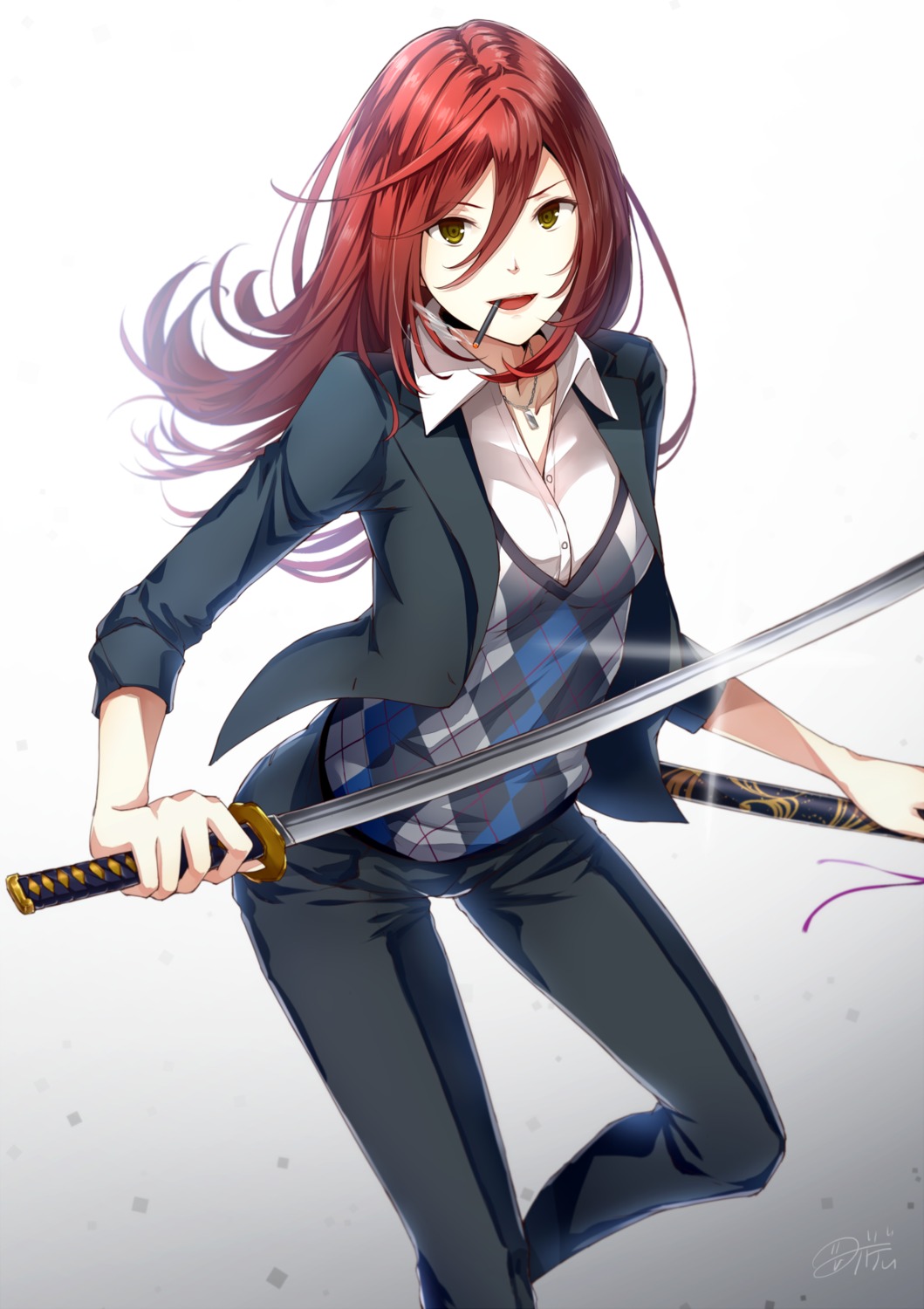 business_suit crossdress dabadhi smoking sword