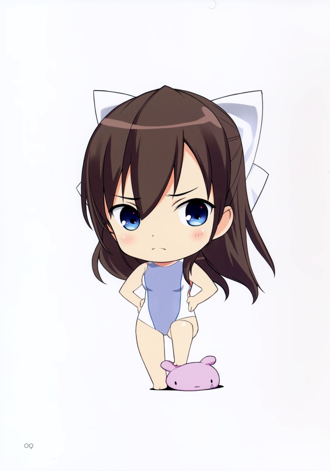 chibi lily_lily_rose mibu_natsuki swimsuits