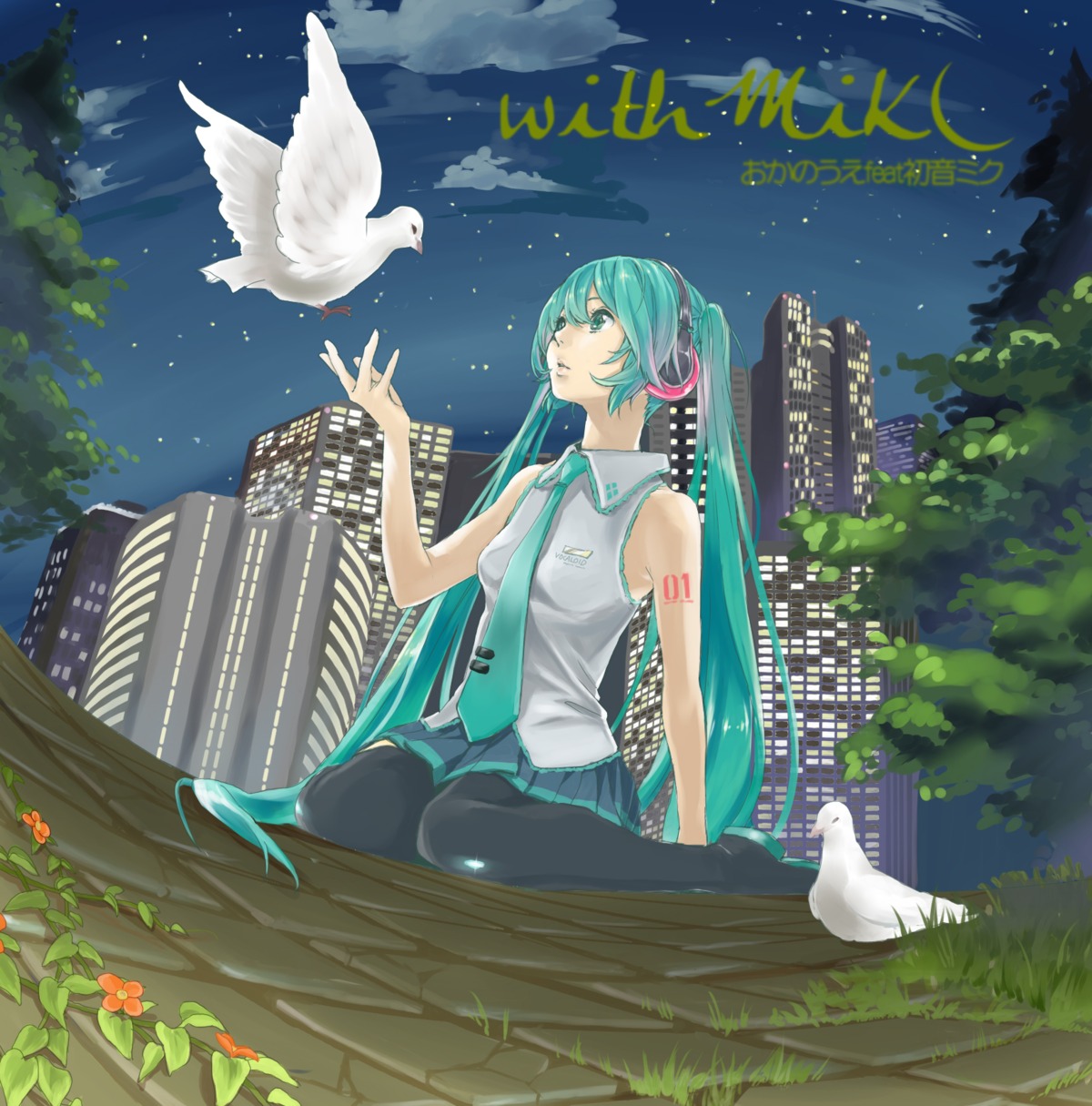 hatsune_miku landscape okanoue vocaloid