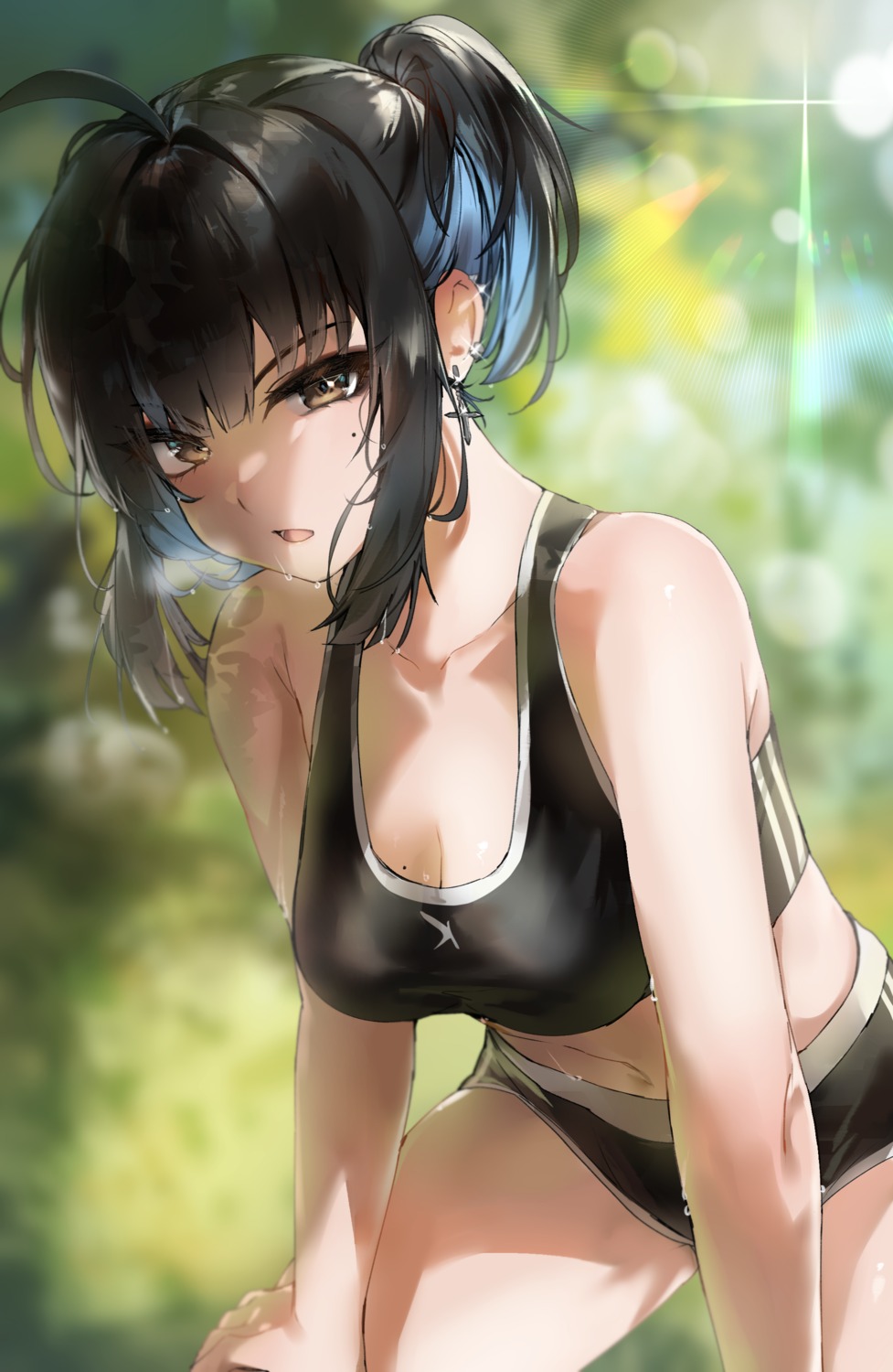 buruma cleavage gym_uniform irene_(kanniiepan) kanniiepan