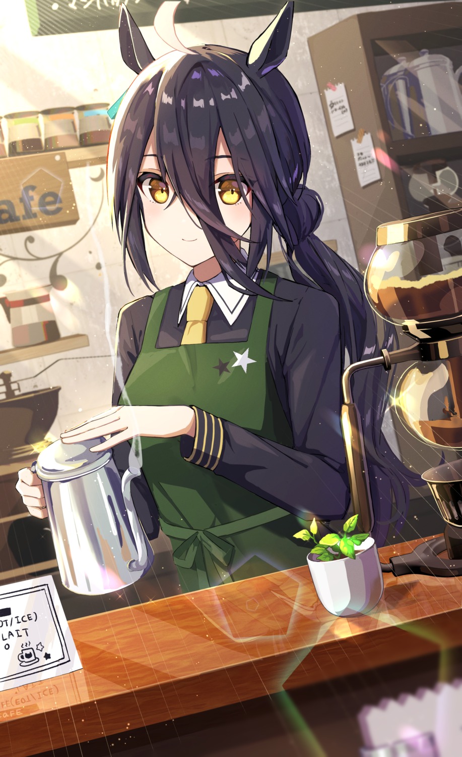 animal_ears goroo_(eneosu) manhattan_cafe_(umamusume) uma_musume_pretty_derby uniform