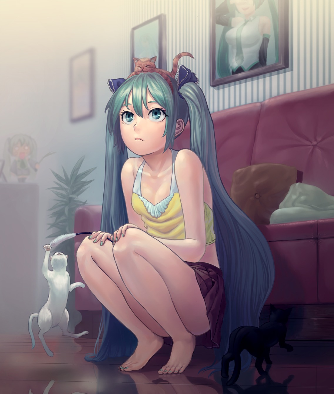 hachune_miku hatsune_miku lasterk vocaloid