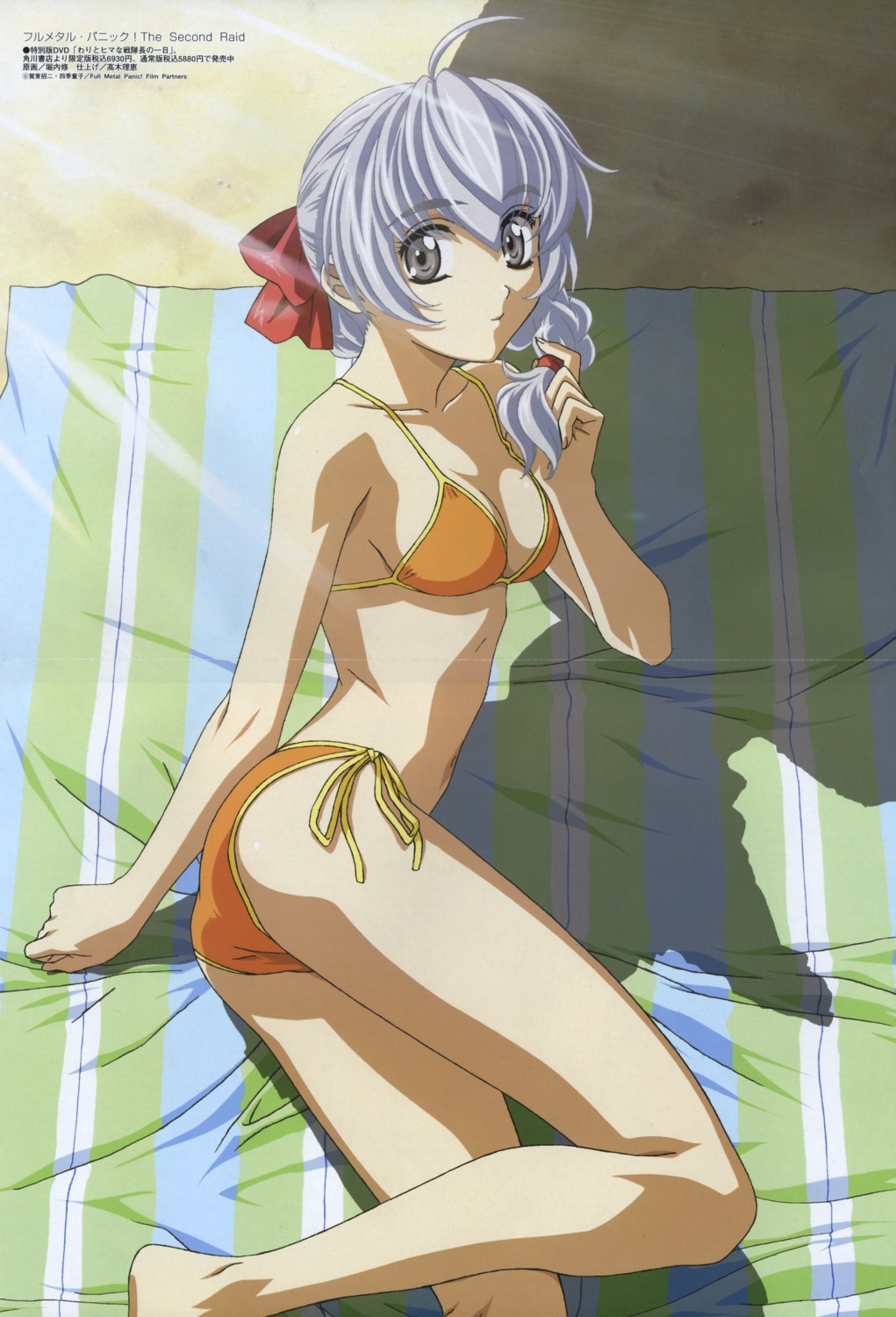 bikini cleavage crease full_metal_panic horiuchi_osamu swimsuits teletha_testarossa