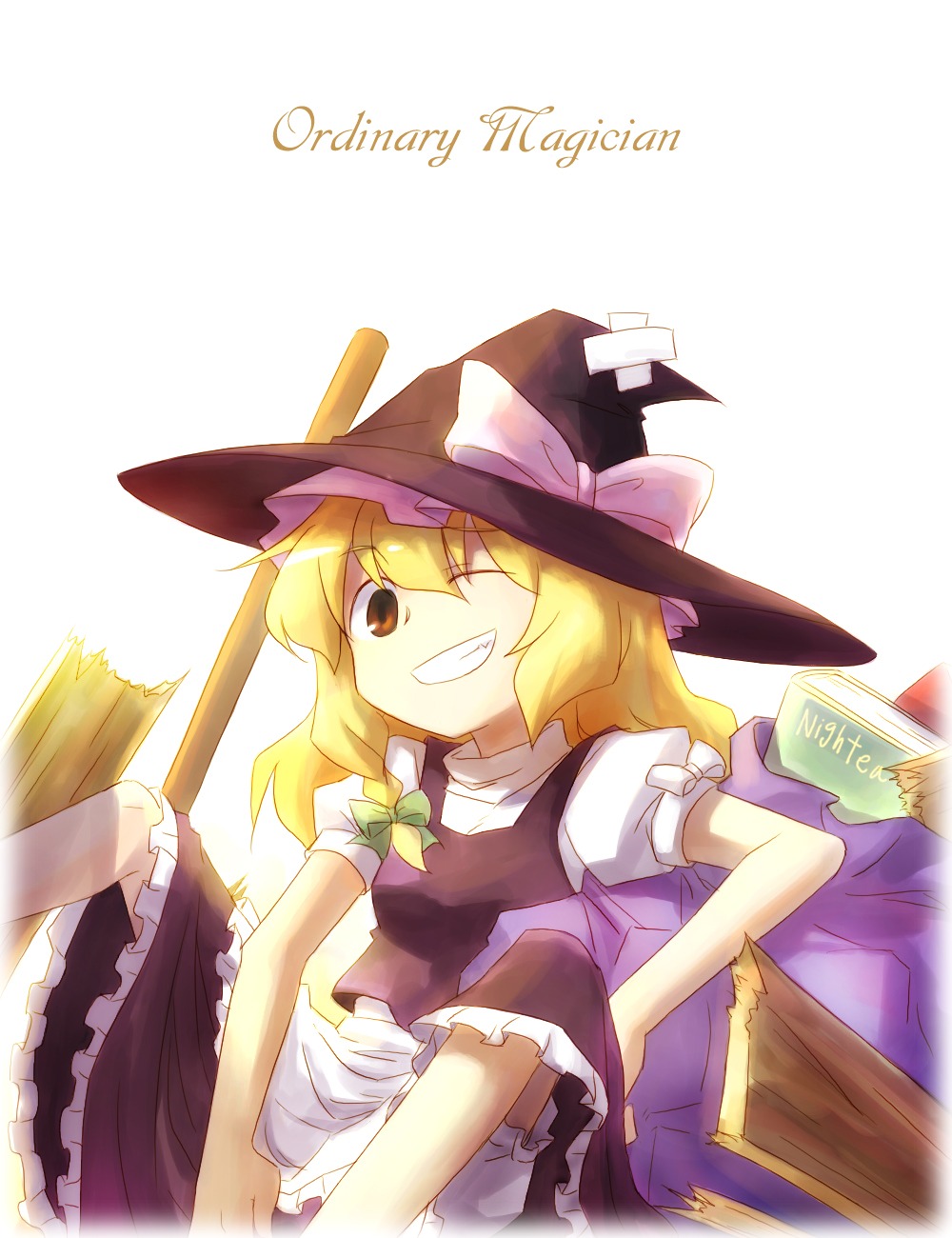 kirisame_marisa nightea touhou witch