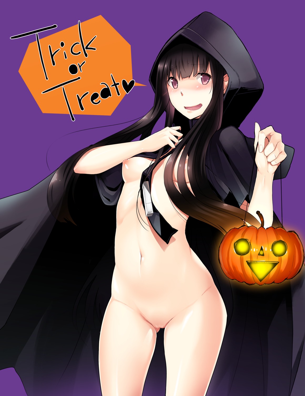 halloween naked_cape nipples pussy tsukasa_(evening-g-low) uncensored