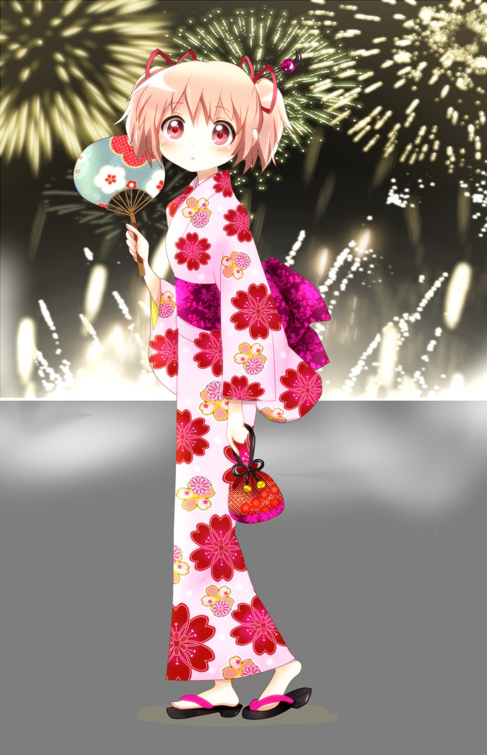 kaname_madoka puella_magi_madoka_magica seleb629 yukata