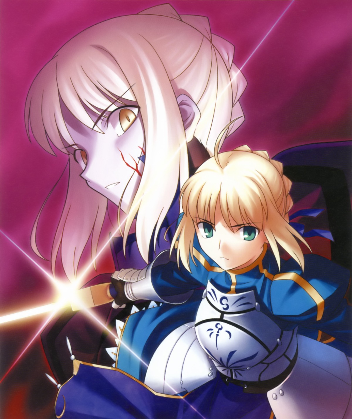 fate/stay_night higurashi_ryuuji saber saber_alter type-moon