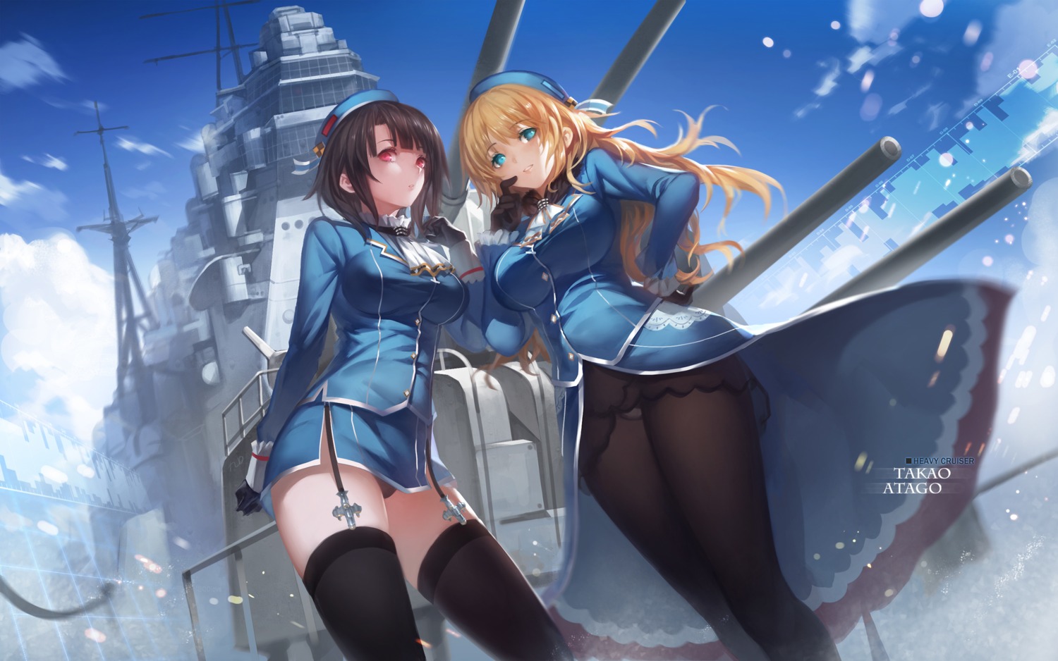 Yykuaixian Kantai Collection Atago Kancolle Takao Kancolle Pantsu Pantyhose Stockings Thighhighs Yande Re