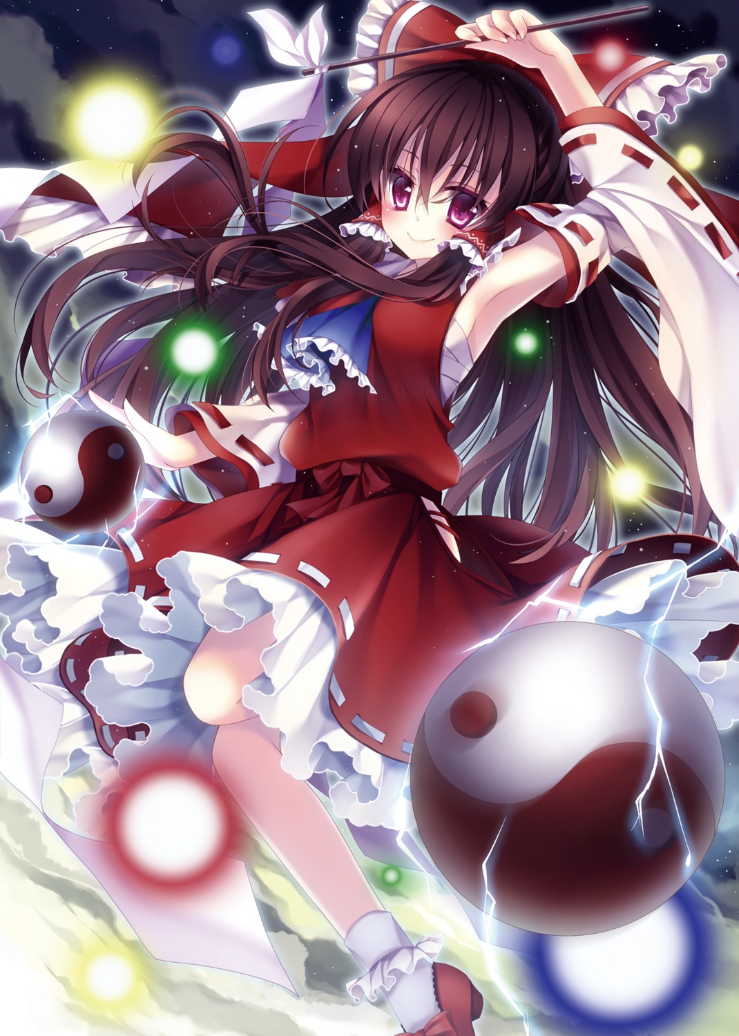 hakurei_reimu mikazuki_sara touhou