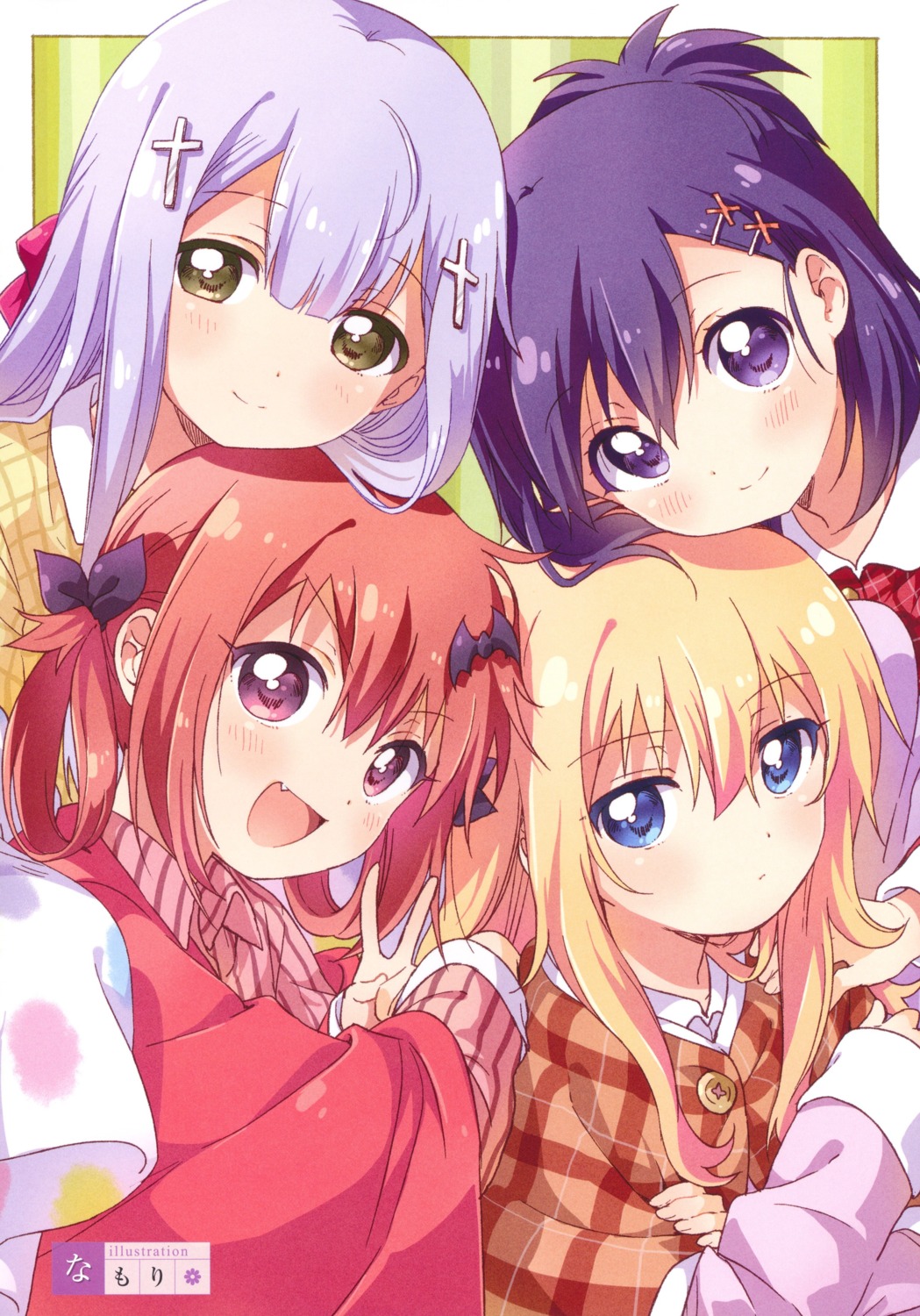 gabriel_dropout kurumizawa_satanichia_mcdowell namori resort_ukami shiraha_raphiel_ainsworth tenma_gabriel_white tsukinose_vignette_april