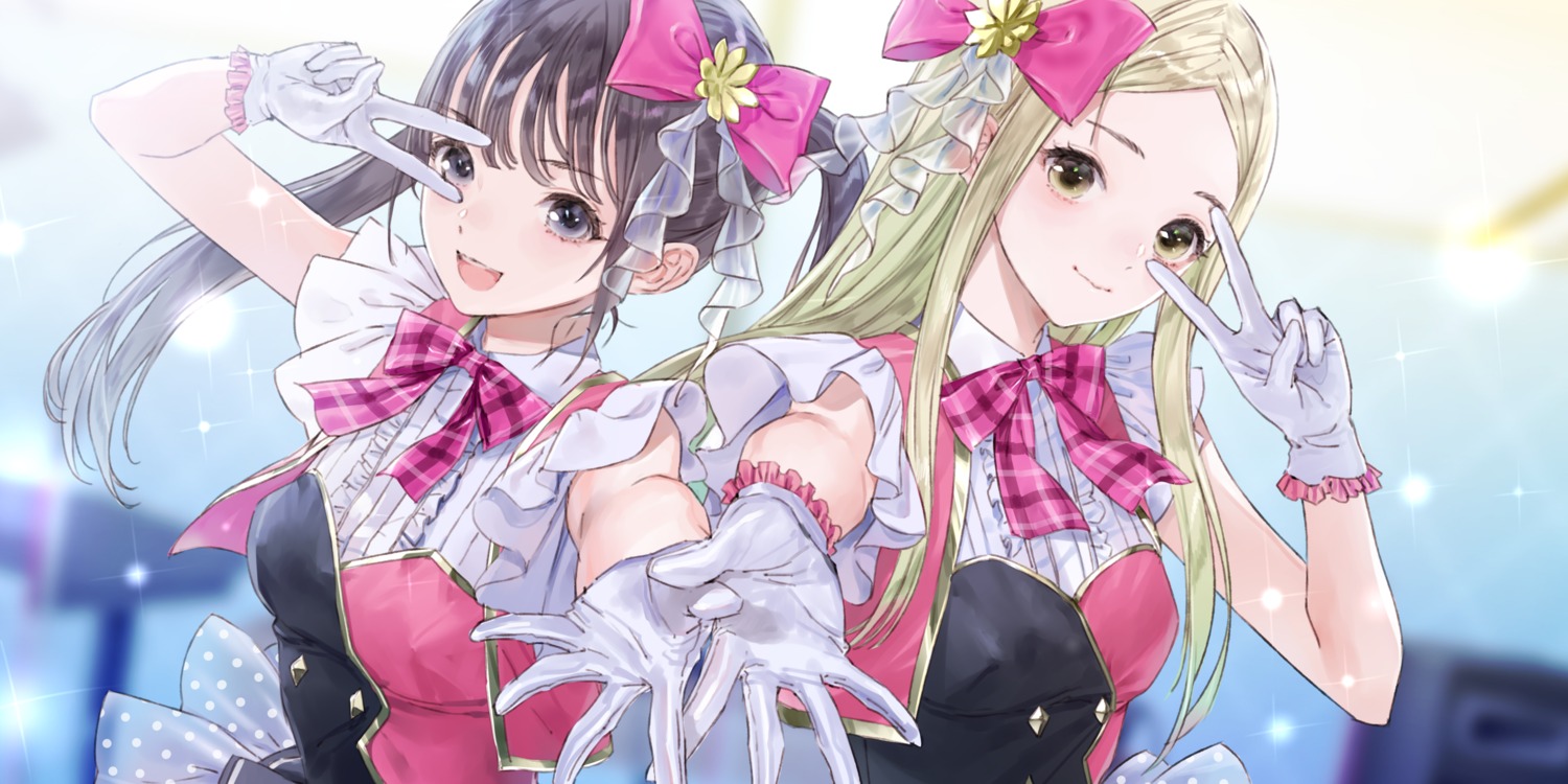 azumi_nanaka blue_reflection blue_reflection_sun kishida_mel koei_tecmo morisaki_alesia_yu uniform