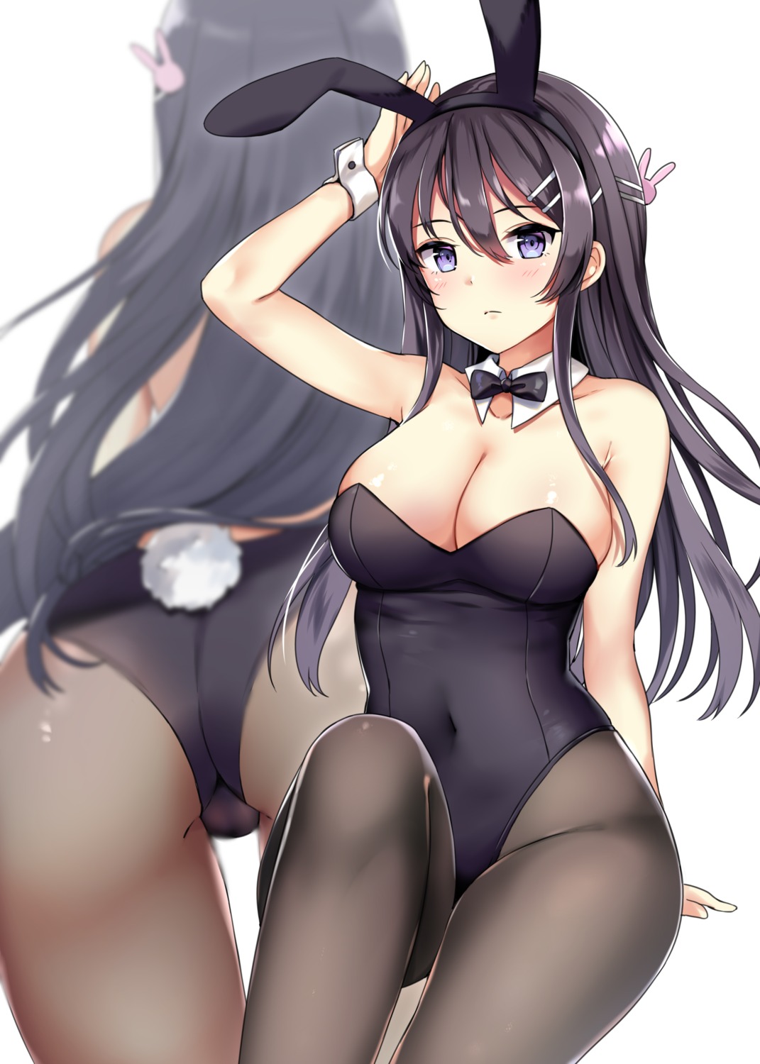 animal_ears ass bunny_ears bunny_girl cameltoe cleavage kaetzchen pantyhose sakurajima_mai seishun_buta_yarou tail