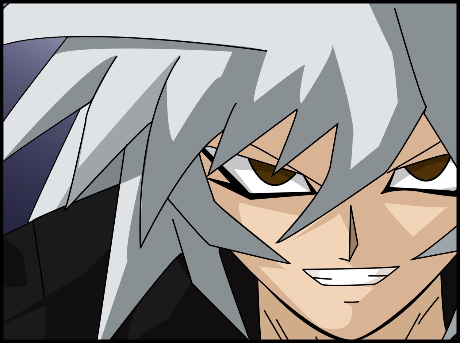 dark_bakura male vector_trace yugioh