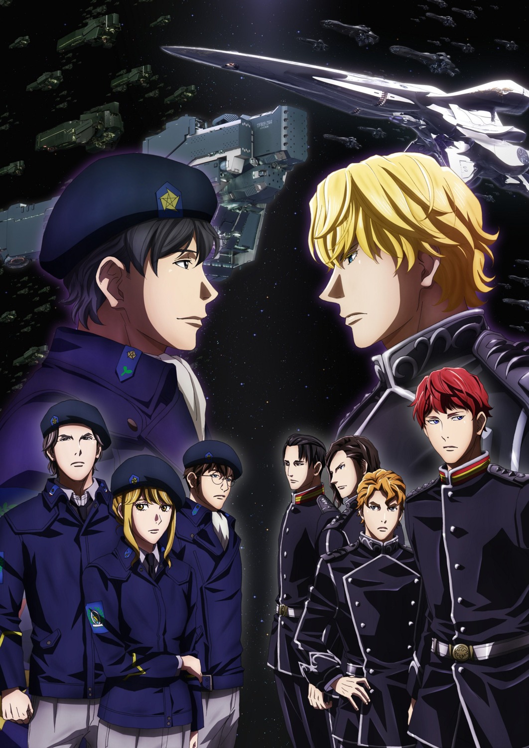 alex_caselnes frederica_greenhill ginga_eiyuu_densetsu ginga_eiyuu_densetsu_die_neue_these megane oskar_von_reuenthal paul_von_oberstein reinhard_von_lohengramm siegfried_kircheis uniform walter_von_schenkopp wolfgang_mittermeyer yang_wenli