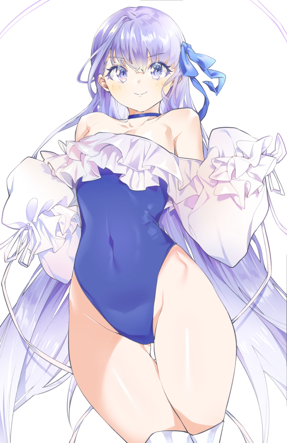 cleavage cpqm fate/grand_order meltryllis swimsuits