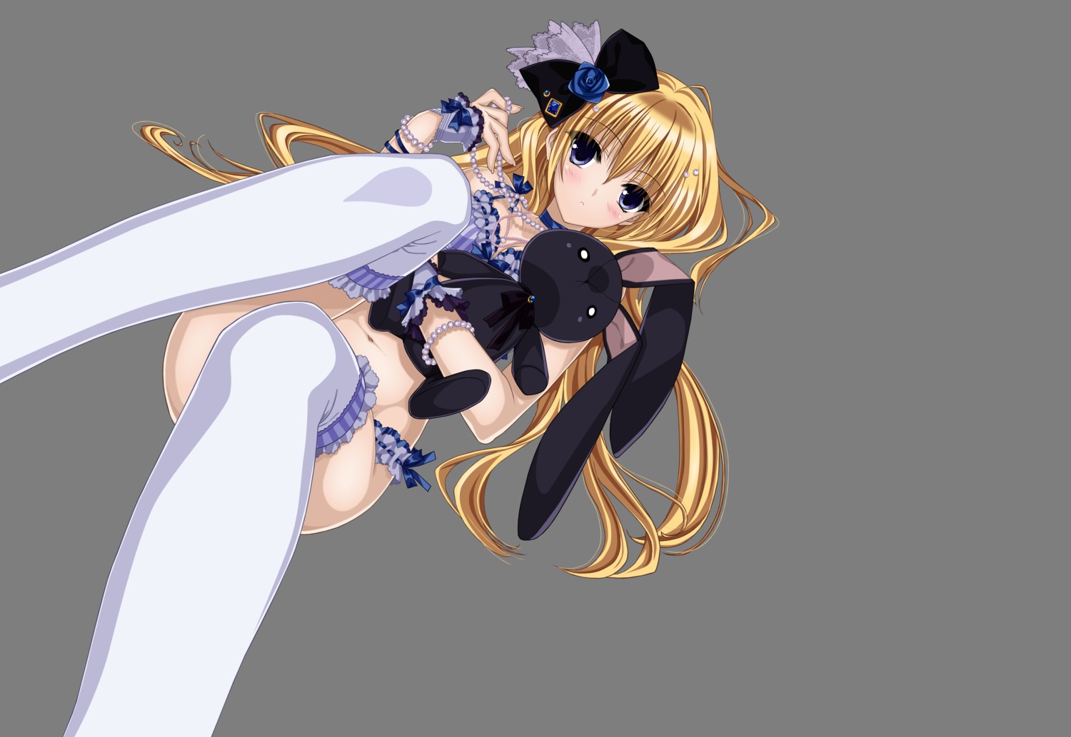 bra pantsu suzuhira_hiro thighhighs transparent_png vector_trace