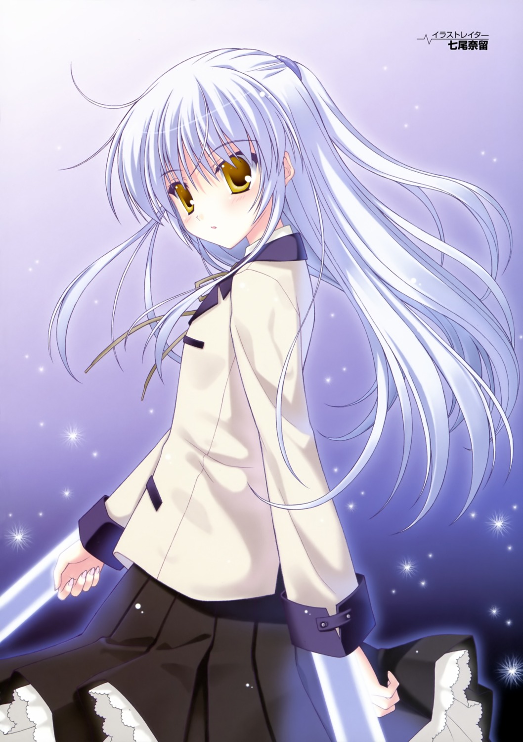 angel_beats! nanao_naru seifuku tachibana_kanade