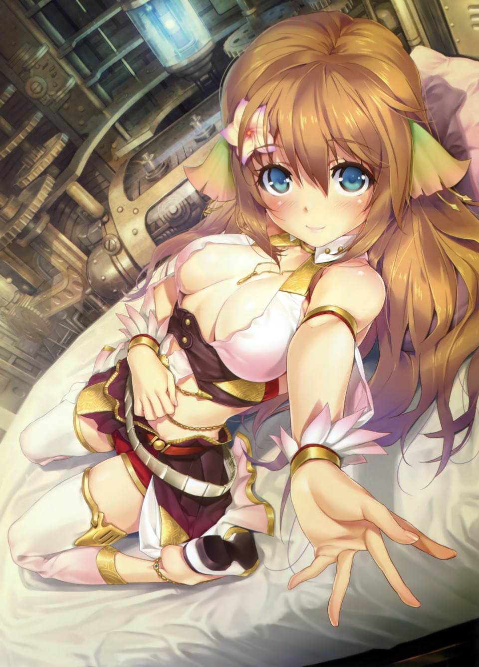 ciel_nosurge cleavage happoubi_jin heels ionasal_kkll_preciel no_bra thighhighs