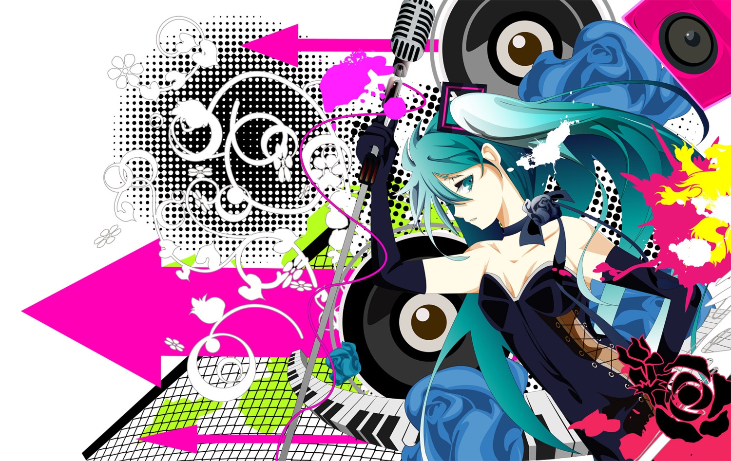 hatsune_miku jpeg_artifacts sakisato_kirico vocaloid