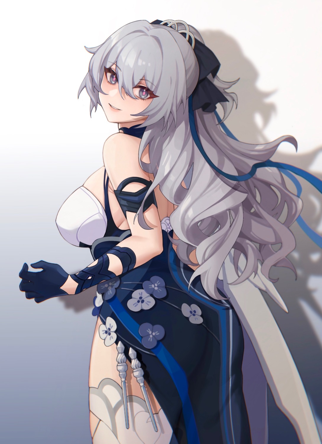 ass benghuai_xueyuan bronya_zaychik chinadress honkai_impact thighhighs tutou_jiang