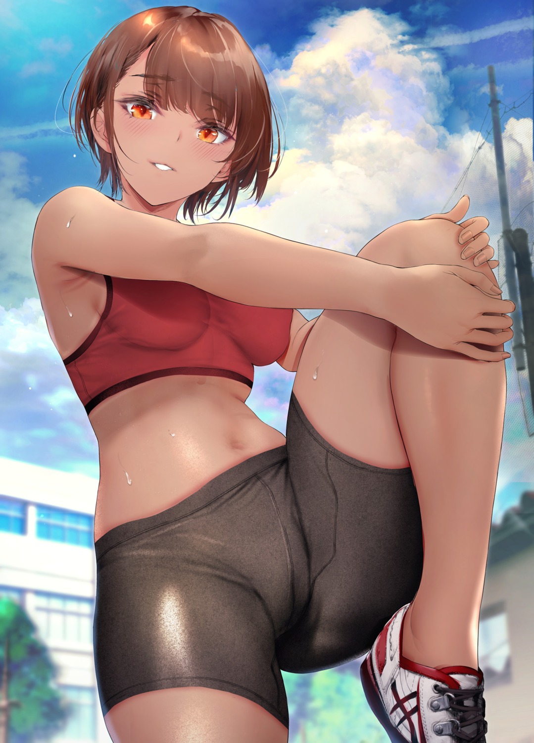 bike_shorts gentsuki gym_uniform