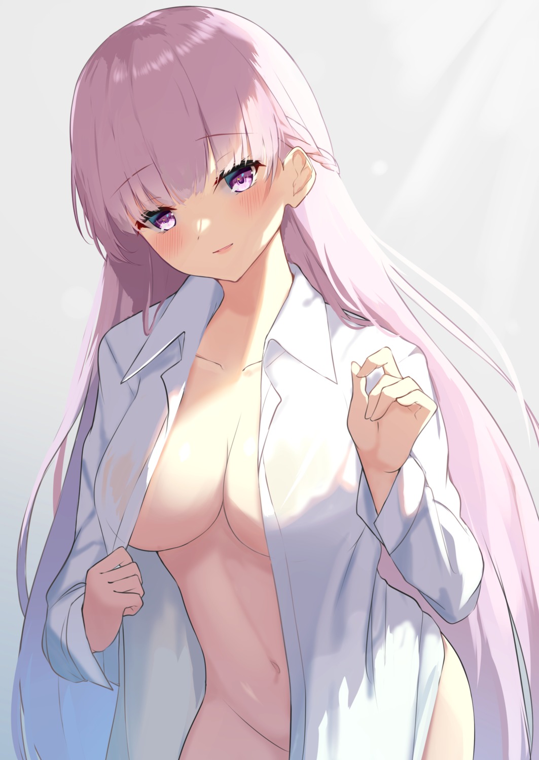 bottomless dress_shirt fire_emblem fire_emblem:_rekka_no_ken igayan no_bra open_shirt see_through sophia_(fire_emblem) undressing