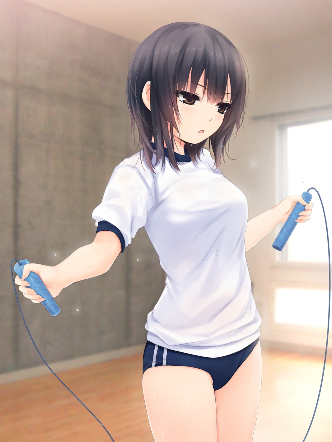 aoyama_sumika buruma coffee-kizoku gym_uniform