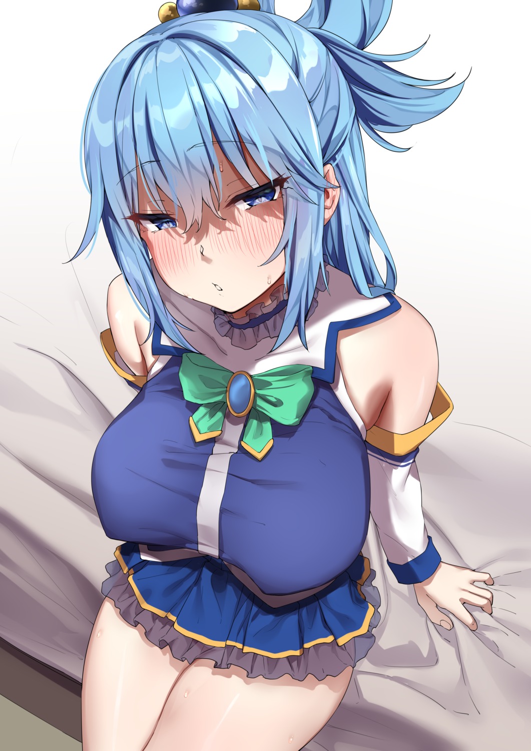 aqua_(konosuba) jack_dempa kono_subarashii_sekai_ni_shukufuku_wo! see_through