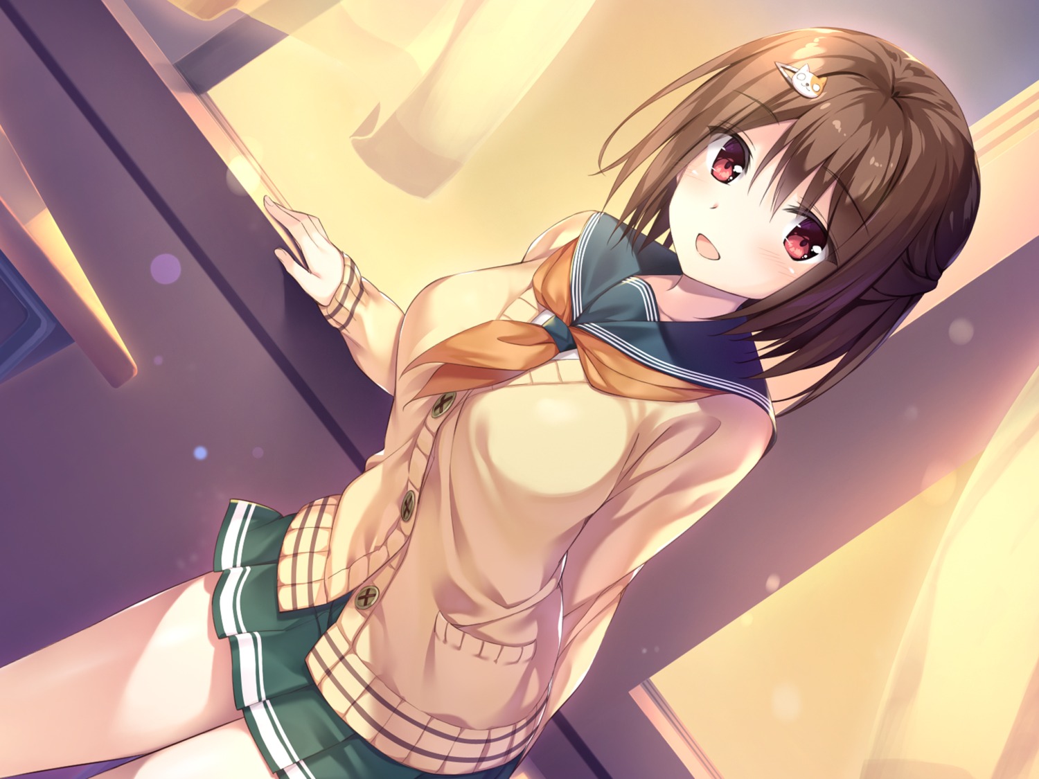 aibeya azarashi_soft game_cg hayami_aki oryou seifuku sweater