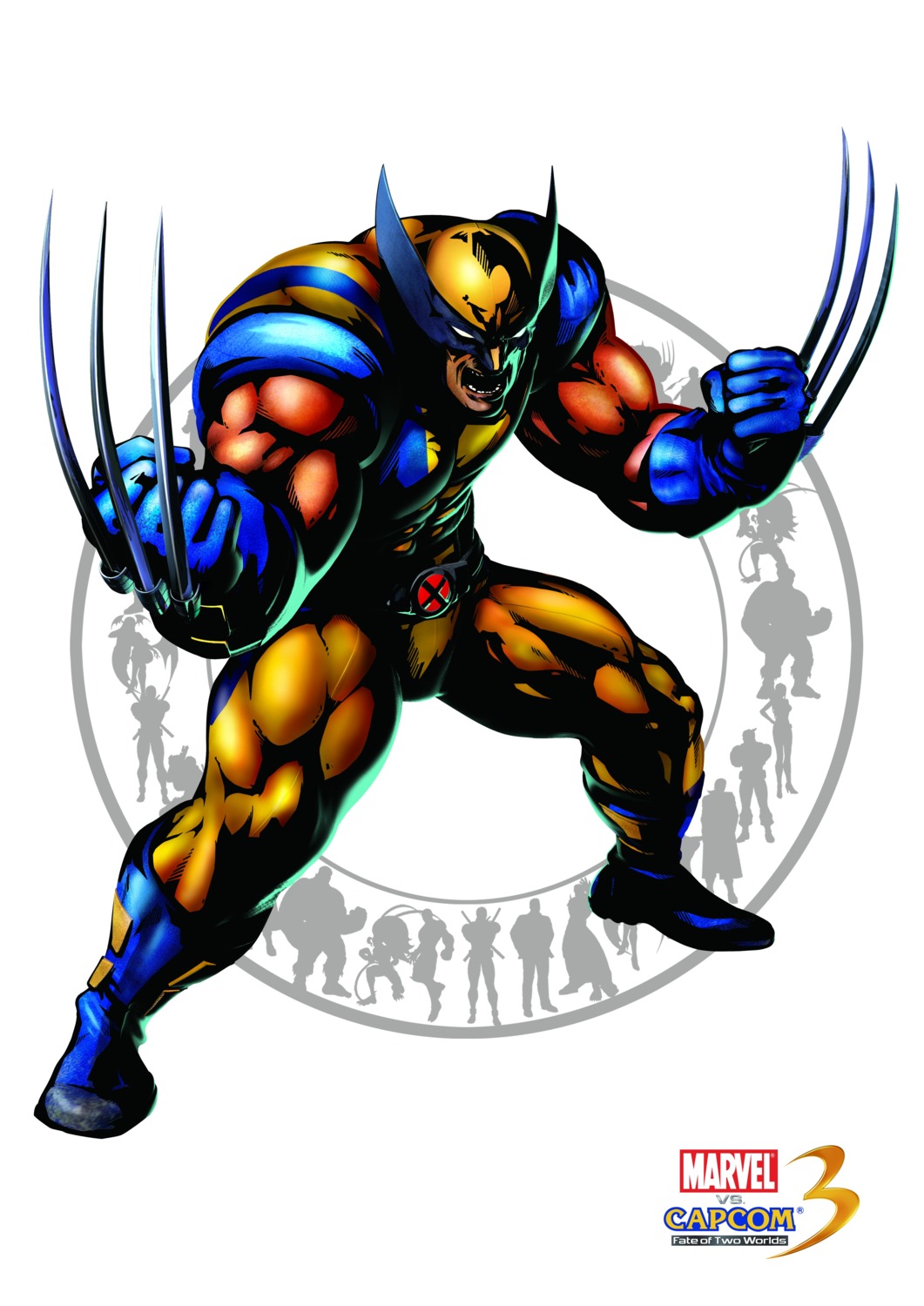 bodysuit male marvel marvel_vs_capcom marvel_vs_capcom_3 weapon wolverine x-men