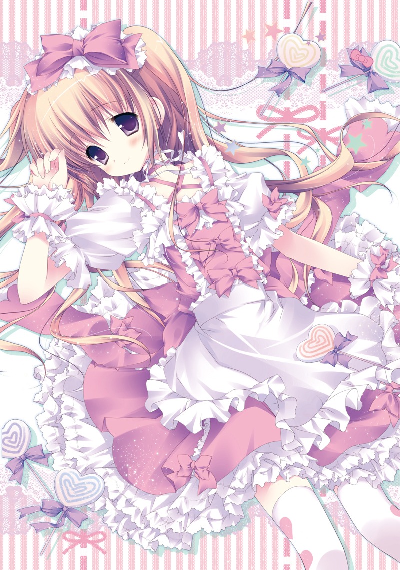 lolita_fashion morinaga_korune thighhighs