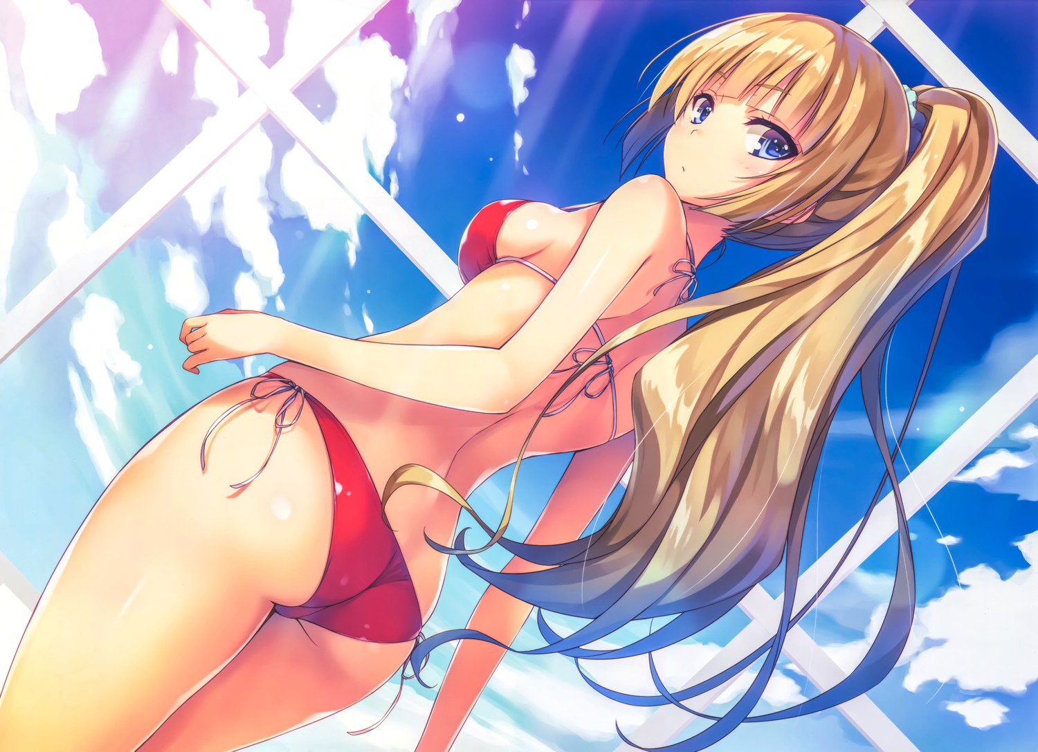 ass bikini karuizawa_kei swimsuits tomose_shunsaku youkoso_jitsuryoku_shijou_shugi_no_kyoushitsu_e