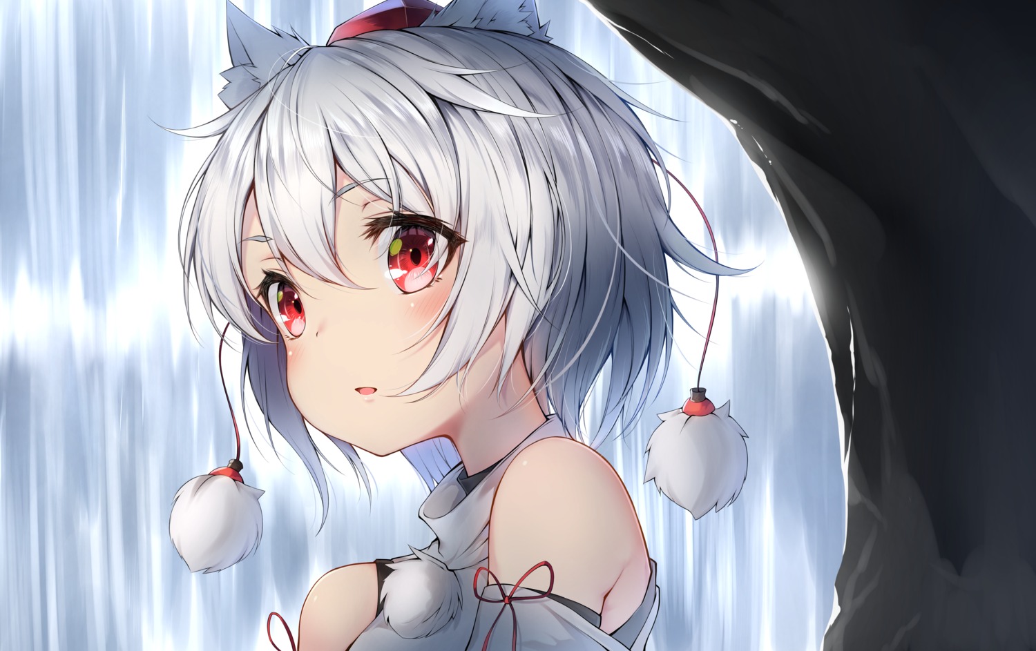 animal_ears inubashiri_momiji nyum touhou