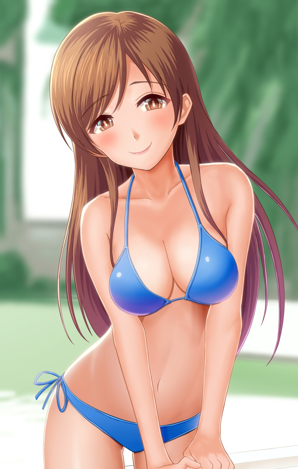 bikini cleavage nitta_minami swimsuits takahiro-kun the_idolm@ster the_idolm@ster_cinderella_girls