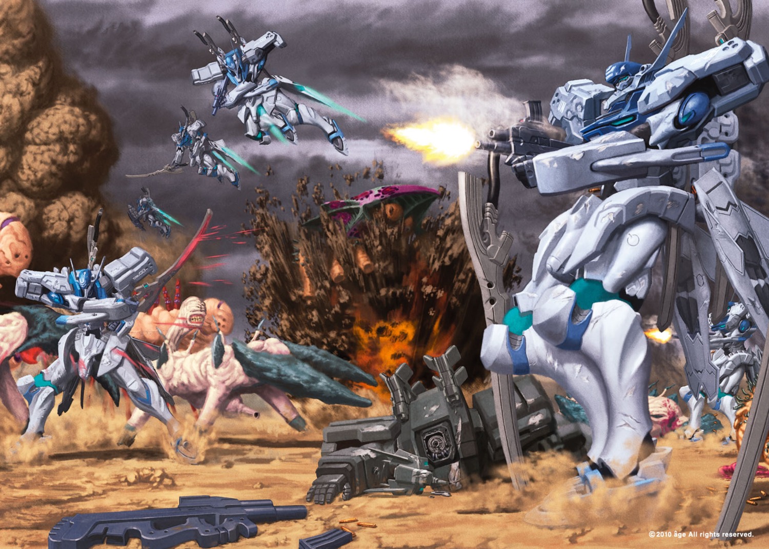 gun mecha monster muvluv sword wallpaper