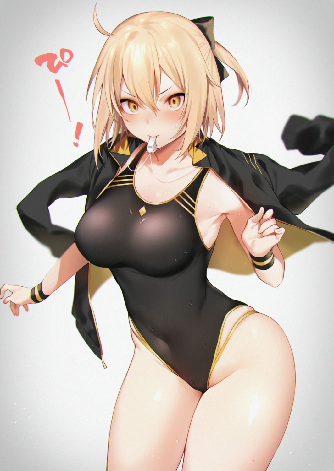 danimaru fate/grand_order okita_souji_(fate) swimsuits