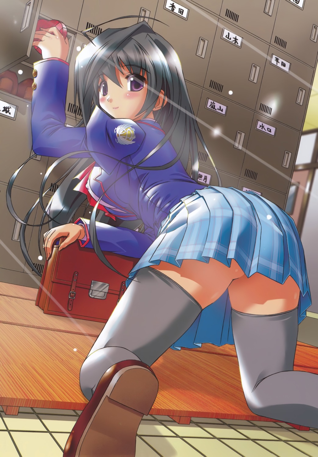 koimomo nopan seifuku thighhighs yamino_kenji