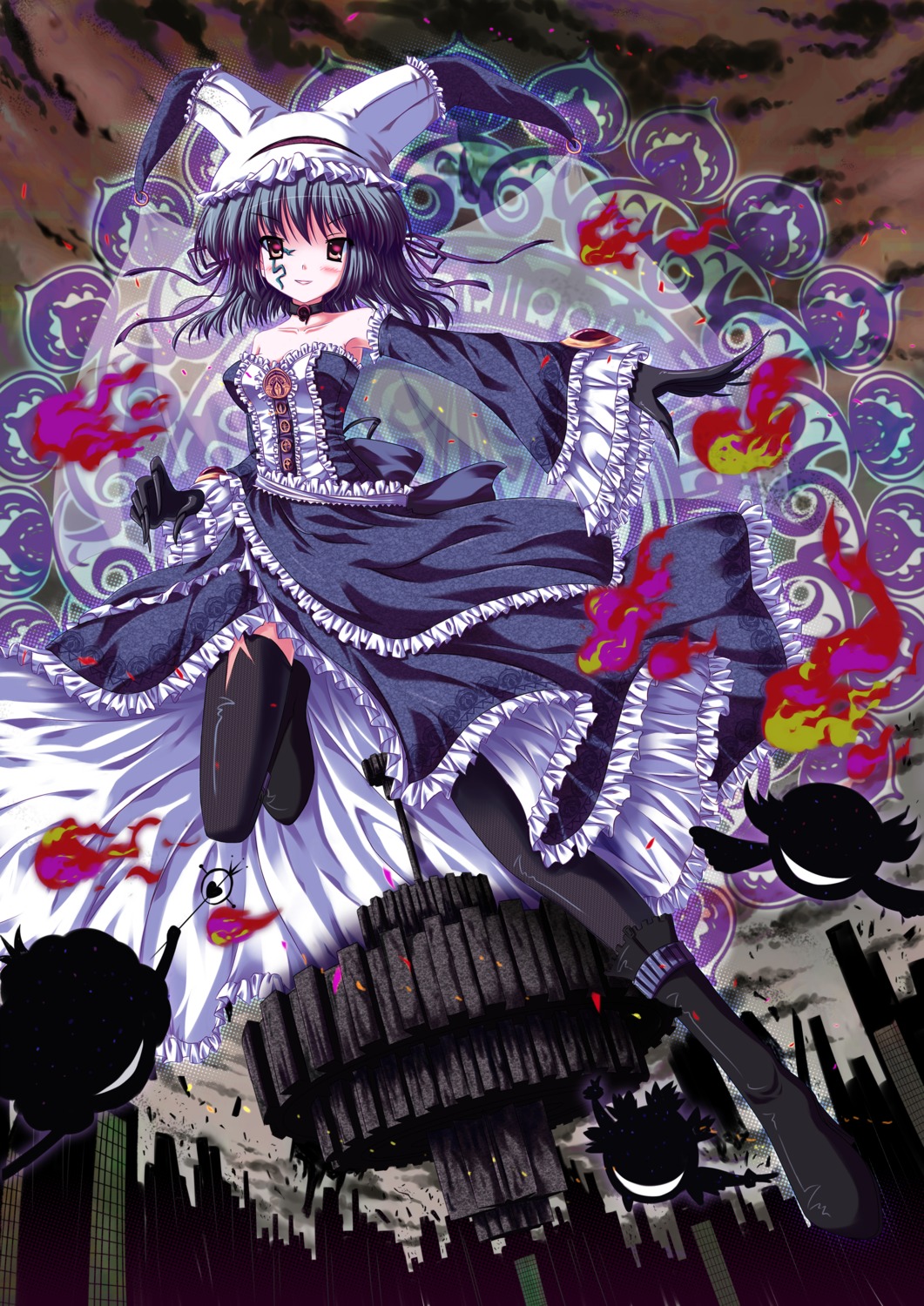 dress mahou_shoujo_madoka_magica thighhighs vashaps2 walpurgis_no_yoru