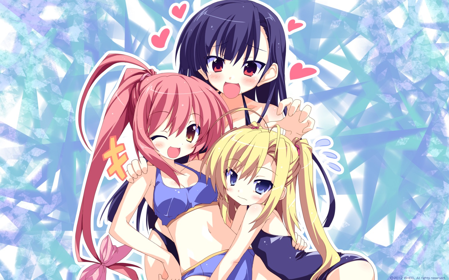 bikini dai_ni_ongakushitsu_he_youkoso!! swimsuits takeshi_shinobu wallpaper wheel