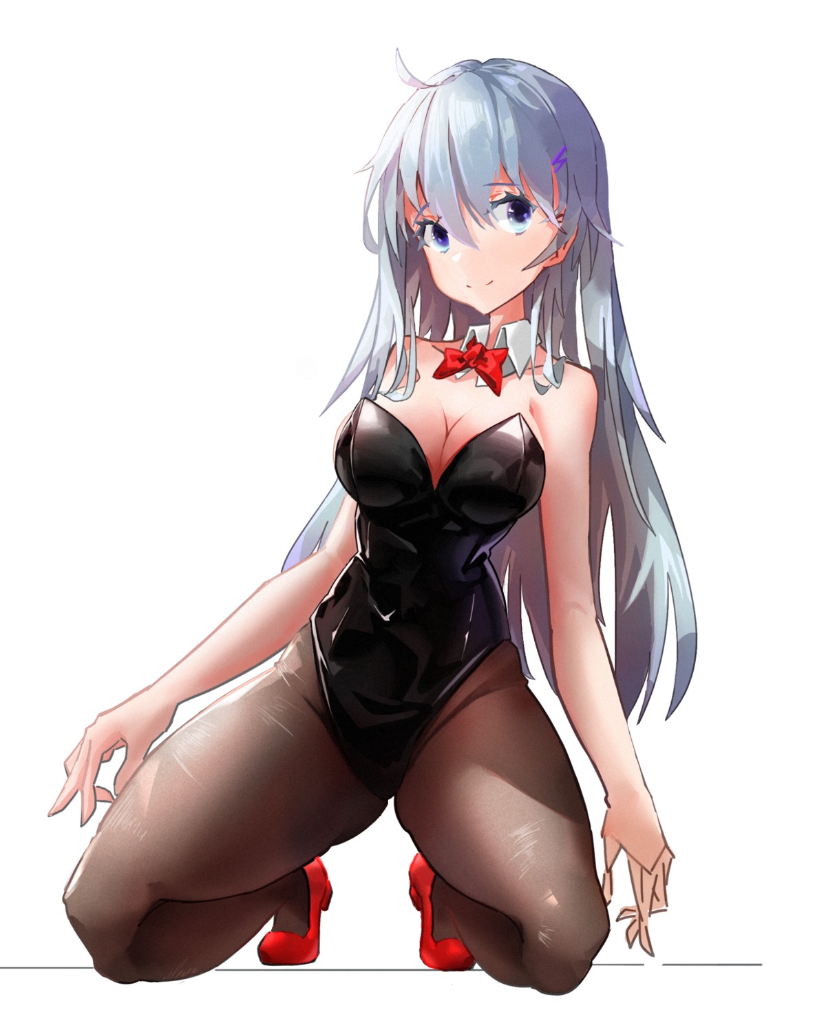 bunny_girl no_bra pantyhose tagme