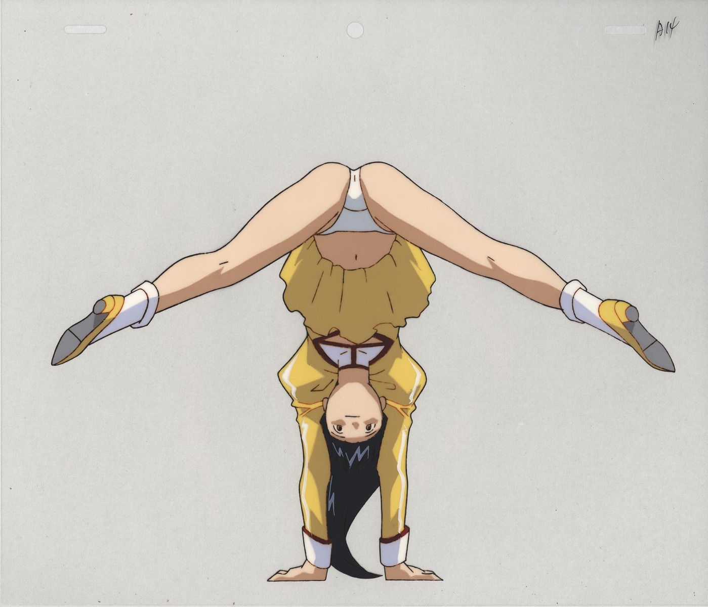 agent_aika aika_(series) ass cameltoe golden_delmo pantsu petoriyacowa_rie skirt_lift uniform yamauchi_noriyasu