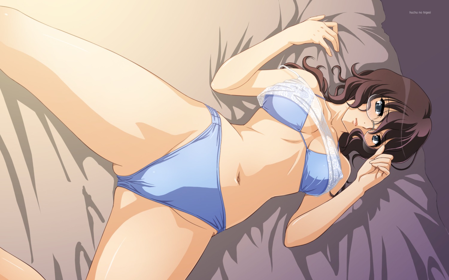 bikini cameltoe erect_nipples gundam gundam_00 megane shirin_bakhtiar swimsuits tadano_akira wallpaper