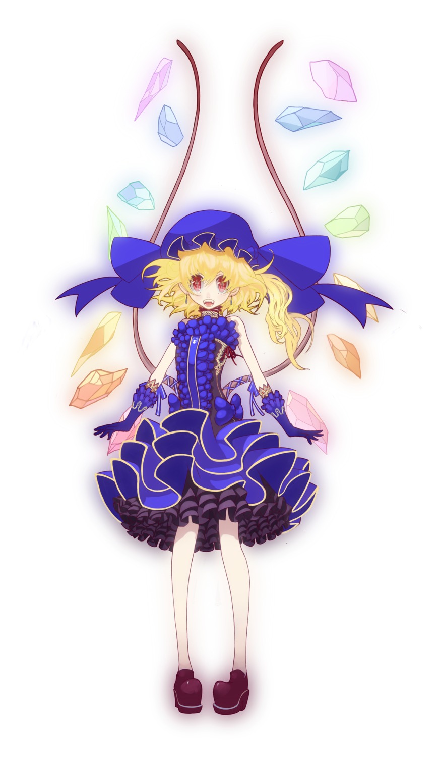 dress flandre_scarlet kansousamehada touhou wings