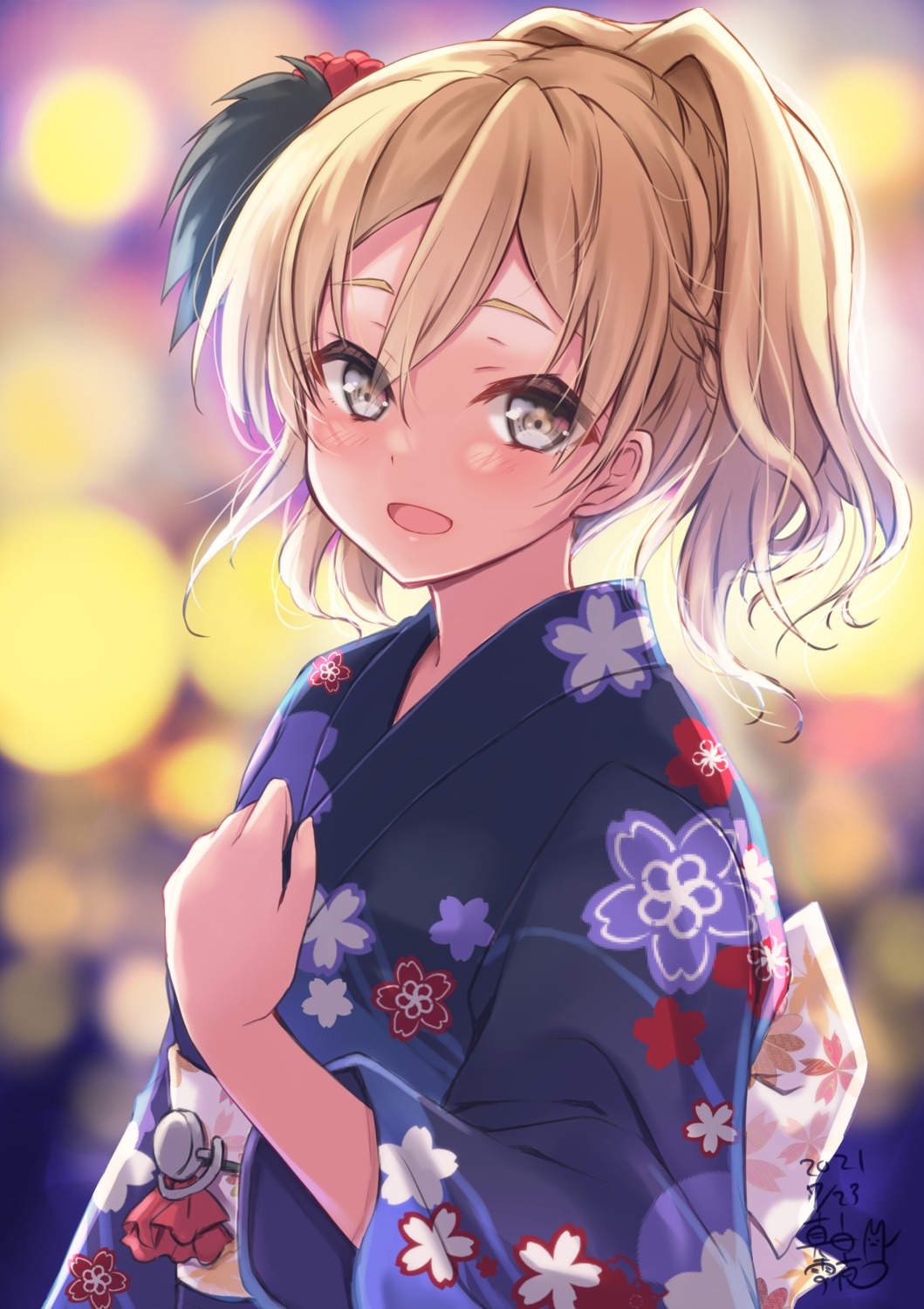 kantai_collection mashiro_yukiya yukata zara_(kancolle)