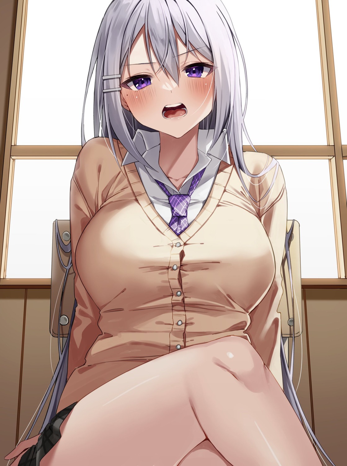 higuchi_kaede ia_1928 nijisanji seifuku sweater