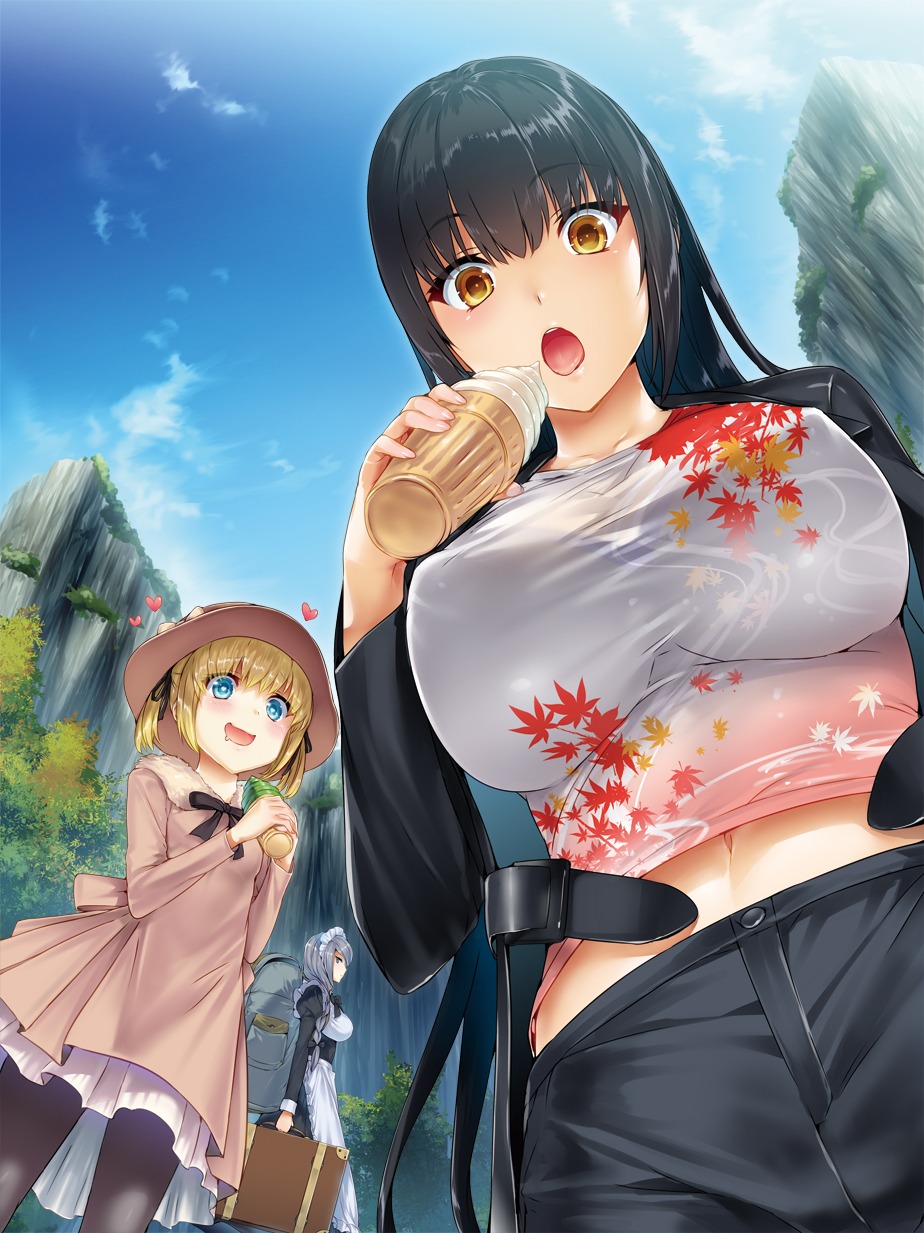 erect_nipples hisasi maid monogusa_neneko_no_taida_na_tanteicho pantyhose yomisaka_neneko