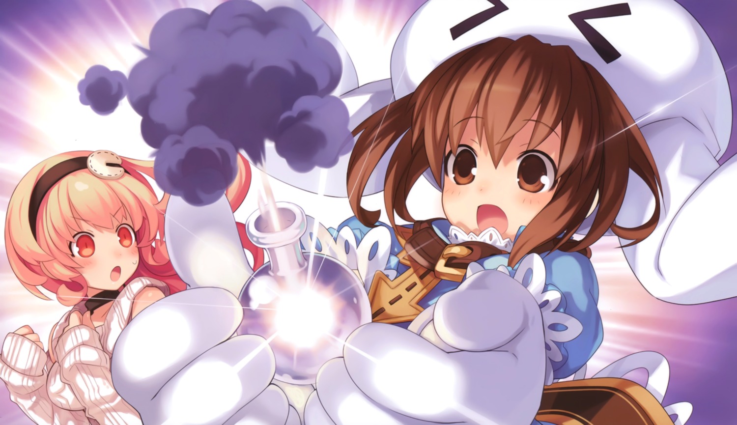 choujigen_game_neptune compa compile_heart gust_(choujigen_game_neptune) tsunako