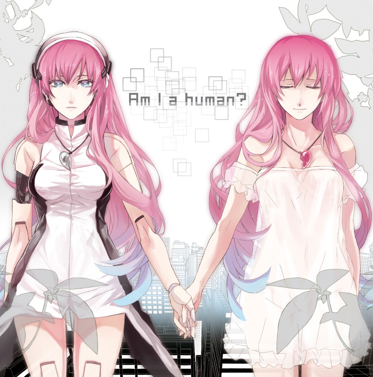 character_design dress headphones megurine_luka rahwia vocaloid